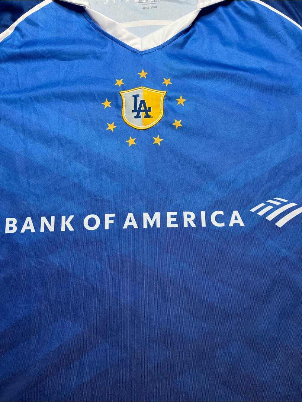 Los Angeles Dodgers Soccer Jersey Mens Size XL Blue MLB Baseball - Picture 3 of 8